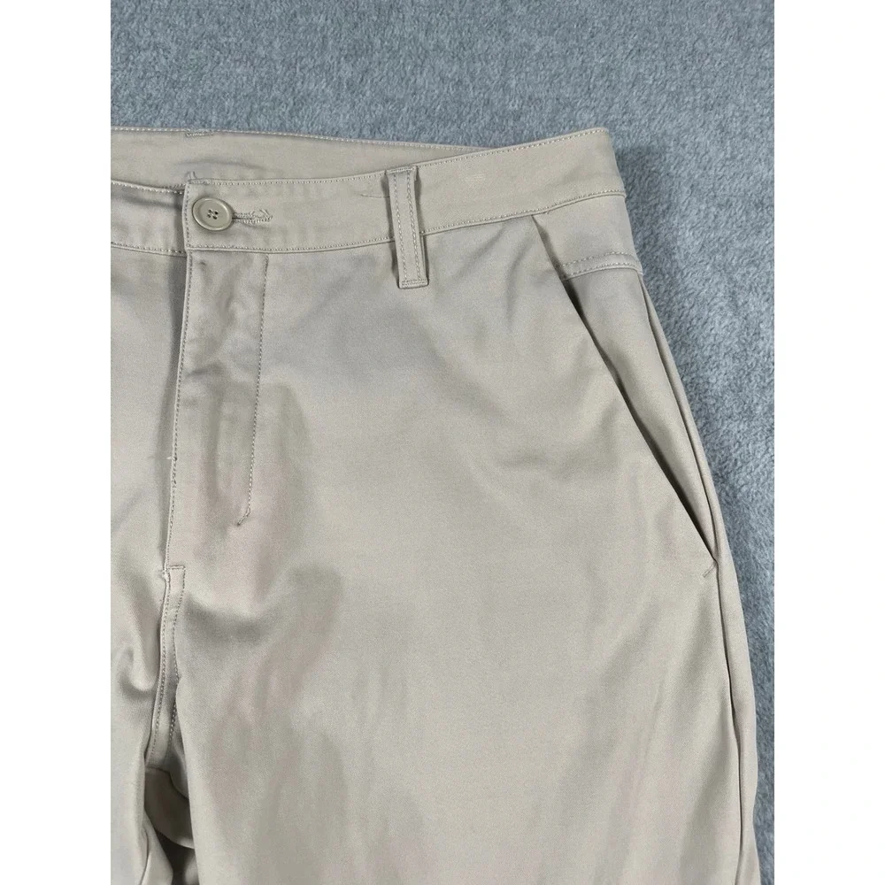 BYLT Premium Basics Everyday Pant 2.0 Slim Fit Khaki Mens 36 (34) Stretch Chino